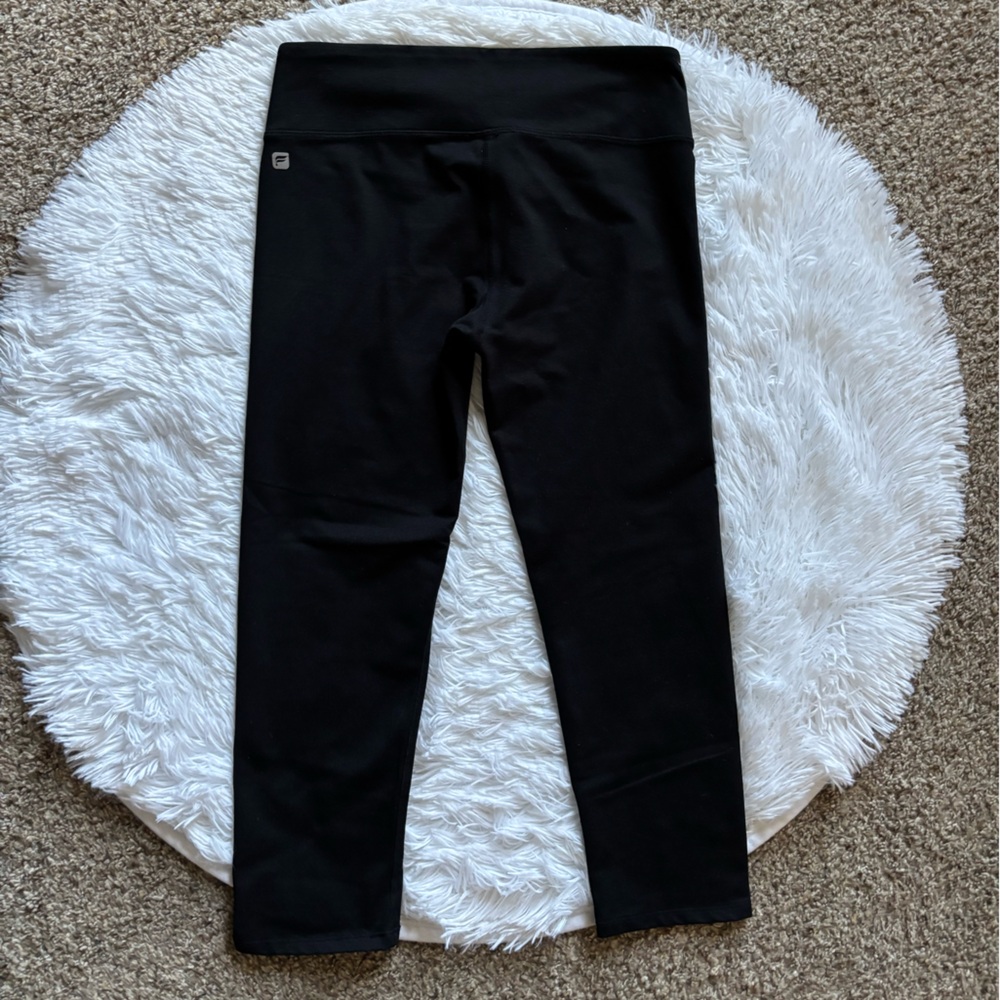 Fabletics Crop Leggings‎ Black Womens Size XS